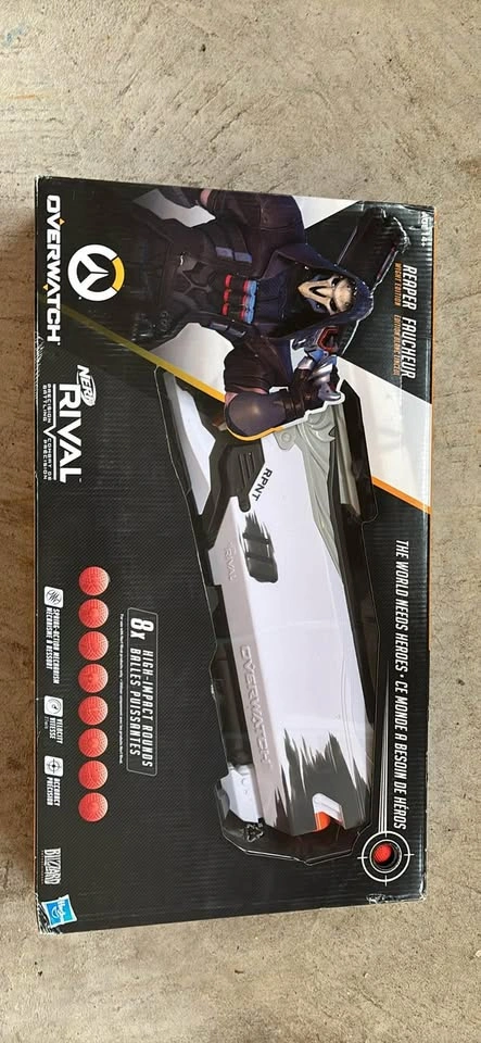 NERF Rival Overwatch Reaper Blaster Wight Edition (Brand New)