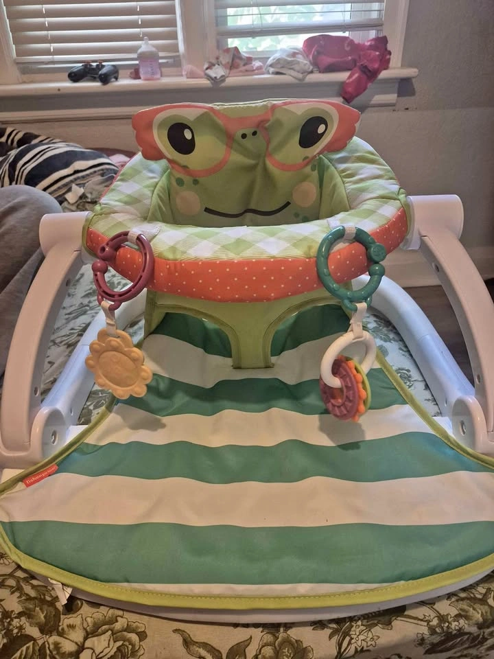 Fisher-Price frog sit me up chair
