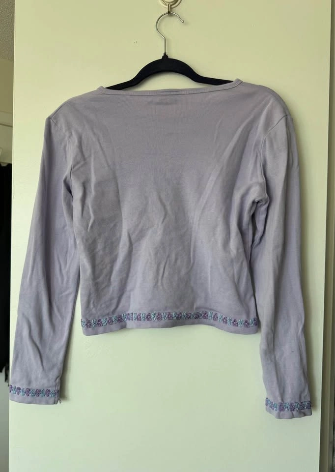 vintage purple cardigan - photo 2