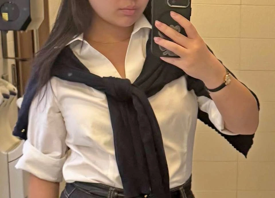 100% cotton crisp button up