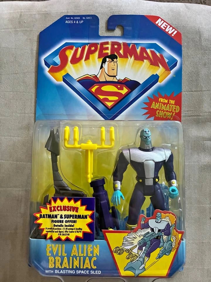 Vintage Evil Alien Brainiac based on Superman: The Animated Seri