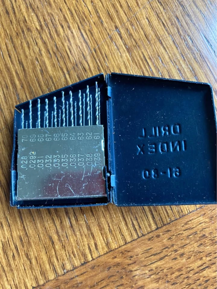 Vintage Micro Drill Bit Index Set 61-80 - photo 2