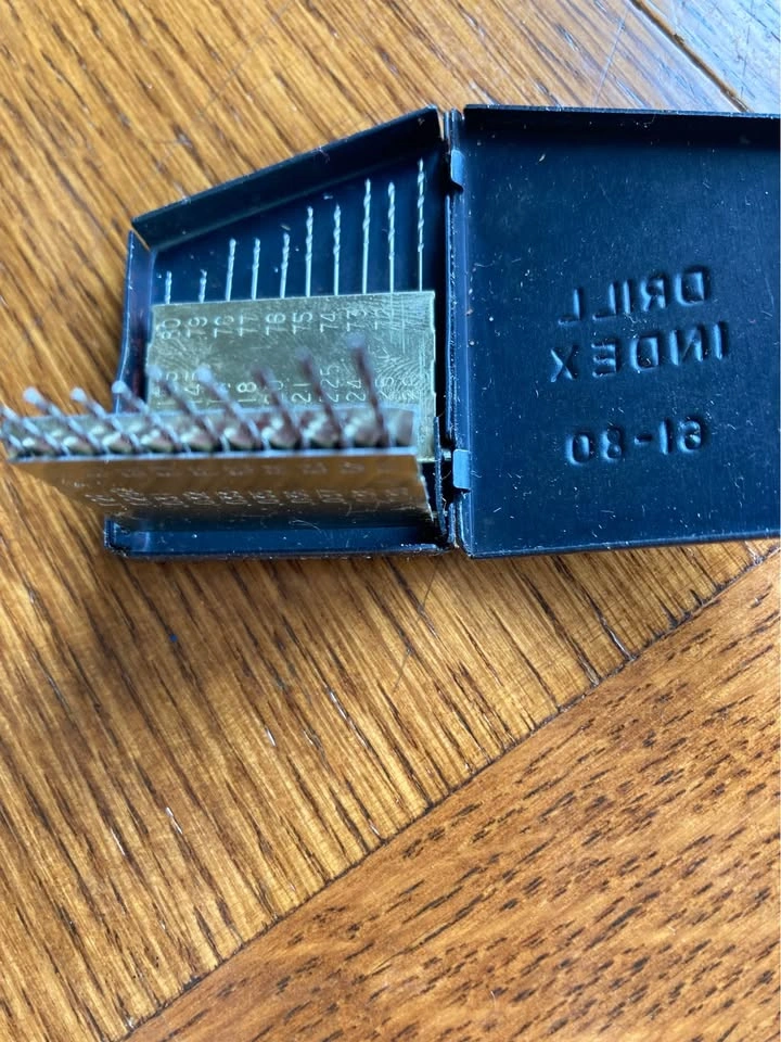 Vintage Micro Drill Bit Index Set 61-80 - photo 3