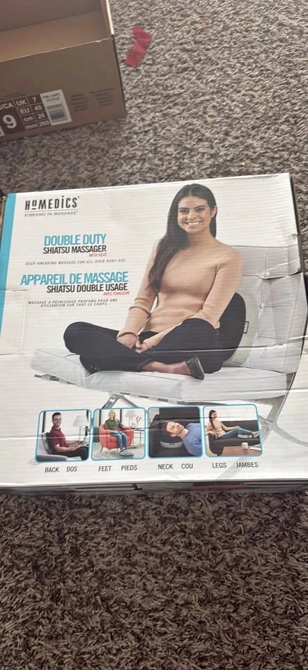 Double duty Shiatsu Massager