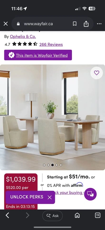 Brand new chita chairs for sale - photo 3