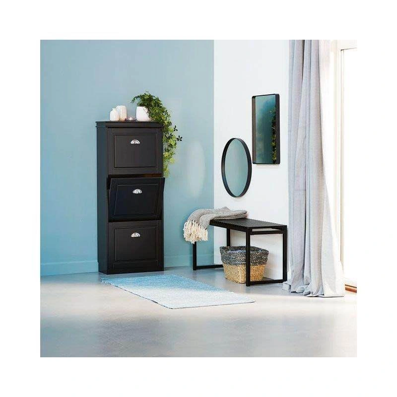 Shoe Storage Cabinet Organizer Narrow Shoe Cabinet with 3 Flip D - photo 3