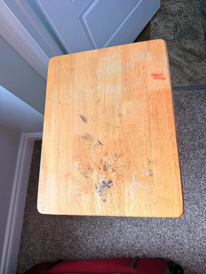 Vintage Solid Wood Folding Plant Stand - photo 2
