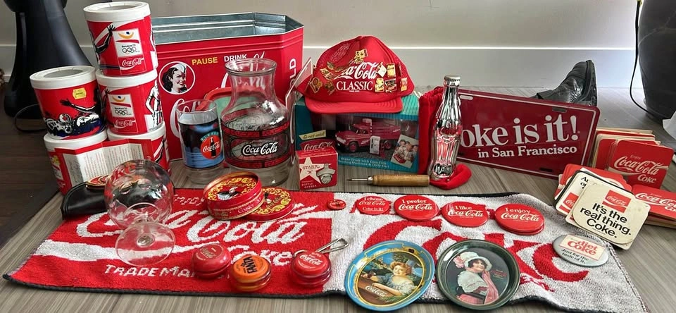 Assorted Coca-Cola Items (See video!)