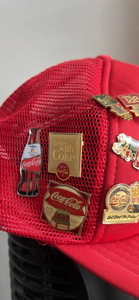 Coca-Cola Hat with 18 Pins - photo 2