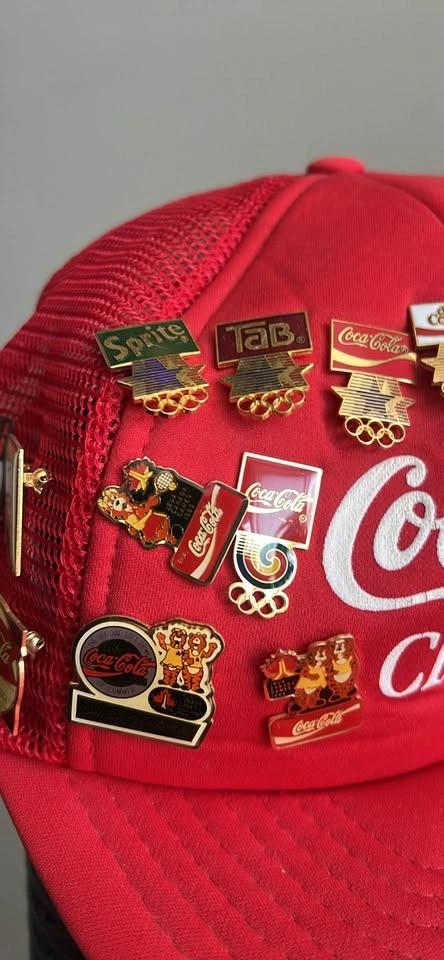 Coca-Cola Hat with 18 Pins - photo 3