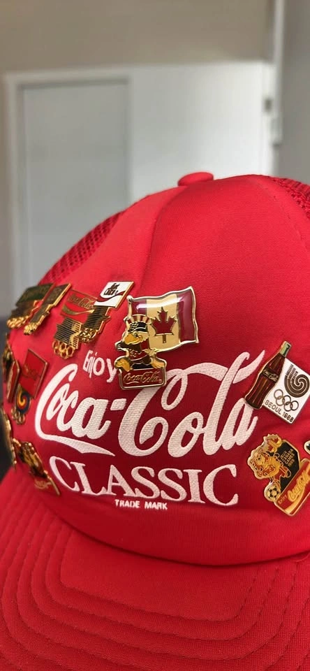 Coca-Cola Hat with 18 Pins - photo 4