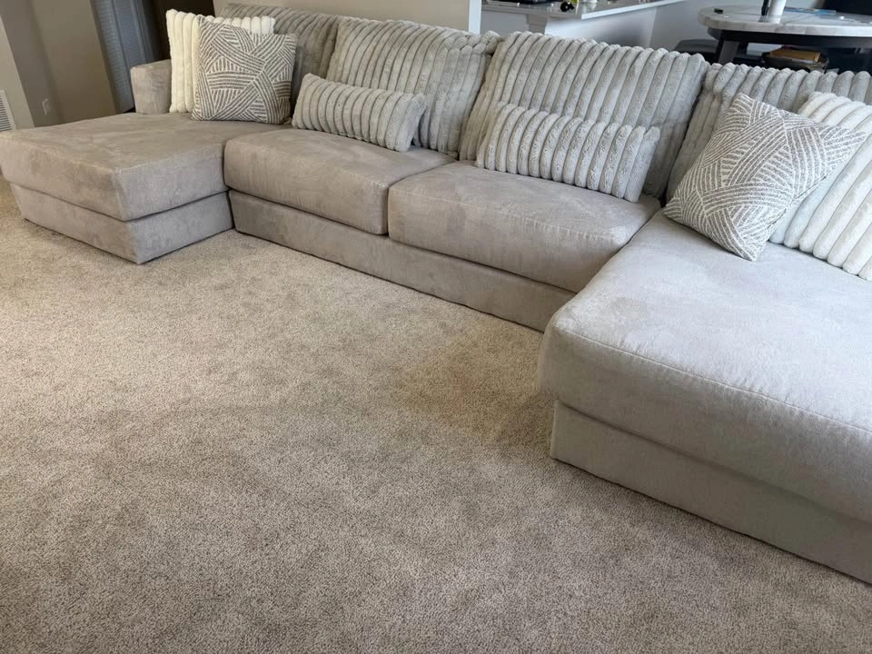 Gray 3 Piece Chaise Sectional - photo 2