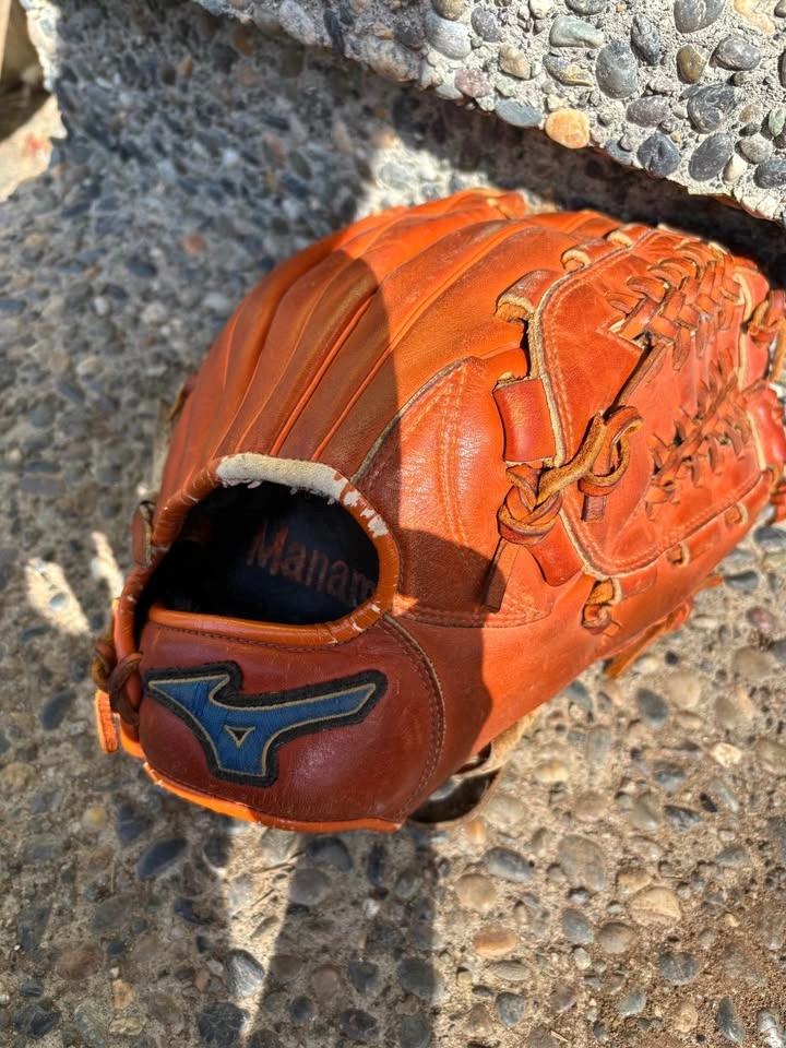 Mizuno Orange Leather softball Glove - photo 2
