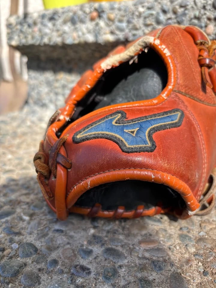 Mizuno Orange Leather softball Glove - photo 5