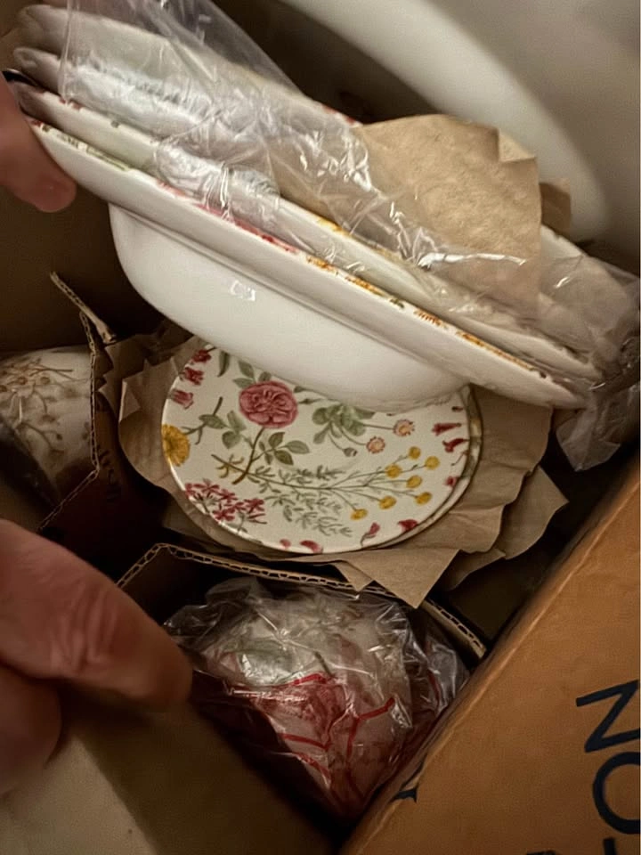 Vintage Royal Stafford Hedgerow Wildflowers Earthenware Set - photo 3