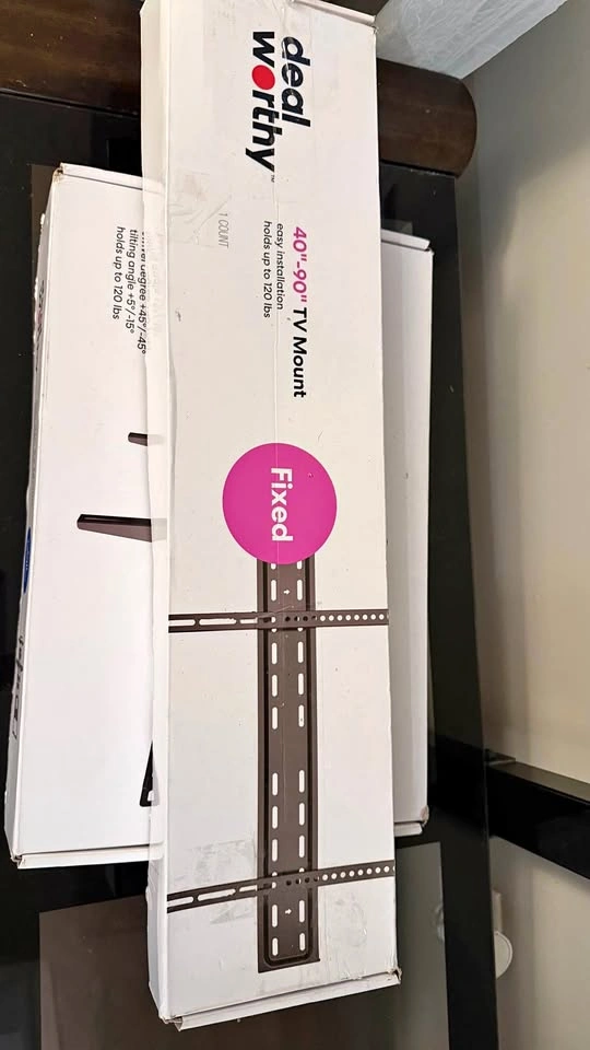 dealworthy Fixed TV Mount for 40"-90" TVs