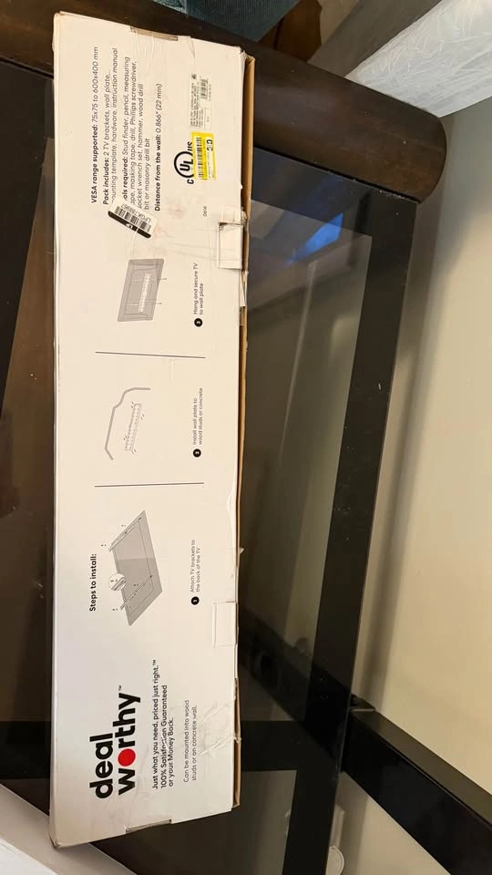 dealworthy Fixed TV Mount for 40"-90" TVs - photo 2