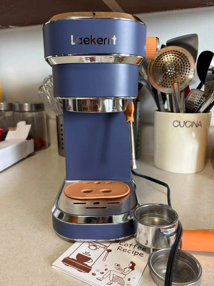 Laekerrt Blue Orange Espresso Machine Coffee Maker - photo 2