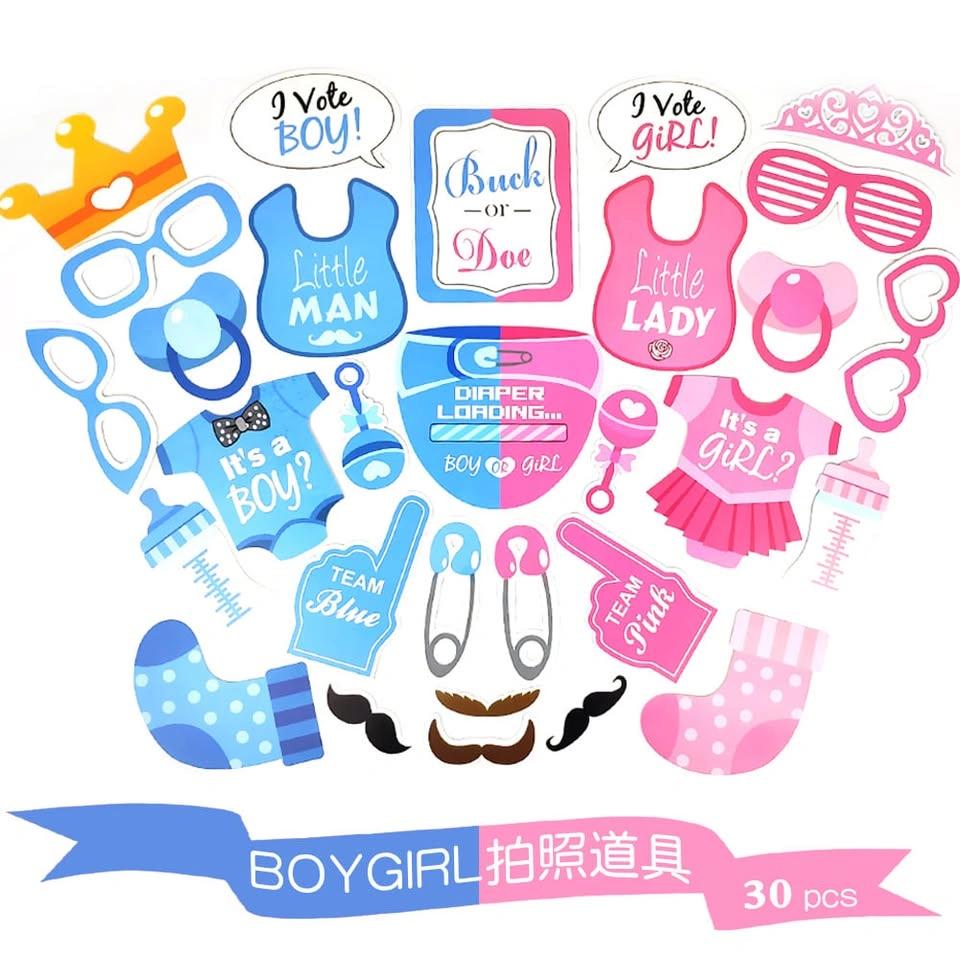 GENDER REVEAL Baby Shower Set / REQUIRES ASSEMBLY - photo 5