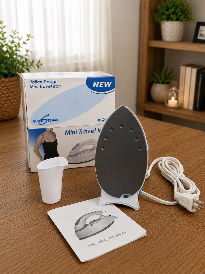 EuroSteam Mini Travel Steam Iron – Box & Accessories - photo 2