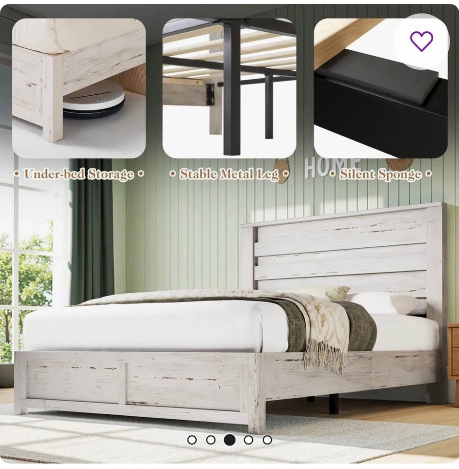 Brand new Queen size wooden bed frame - photo 4