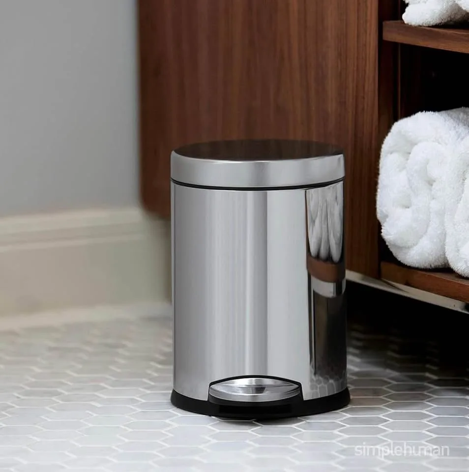 simplehuman Trash Can - Brushed Stainless Steel image indicator(3)