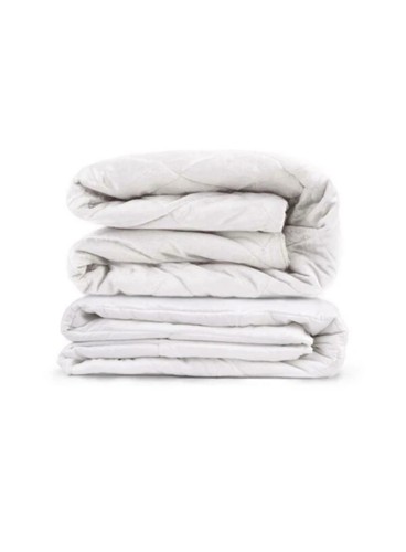BEAUTYREST WEIGHTED BLANKET QUILTED MINK COVER 12LBS WHITE NIP - photo 4