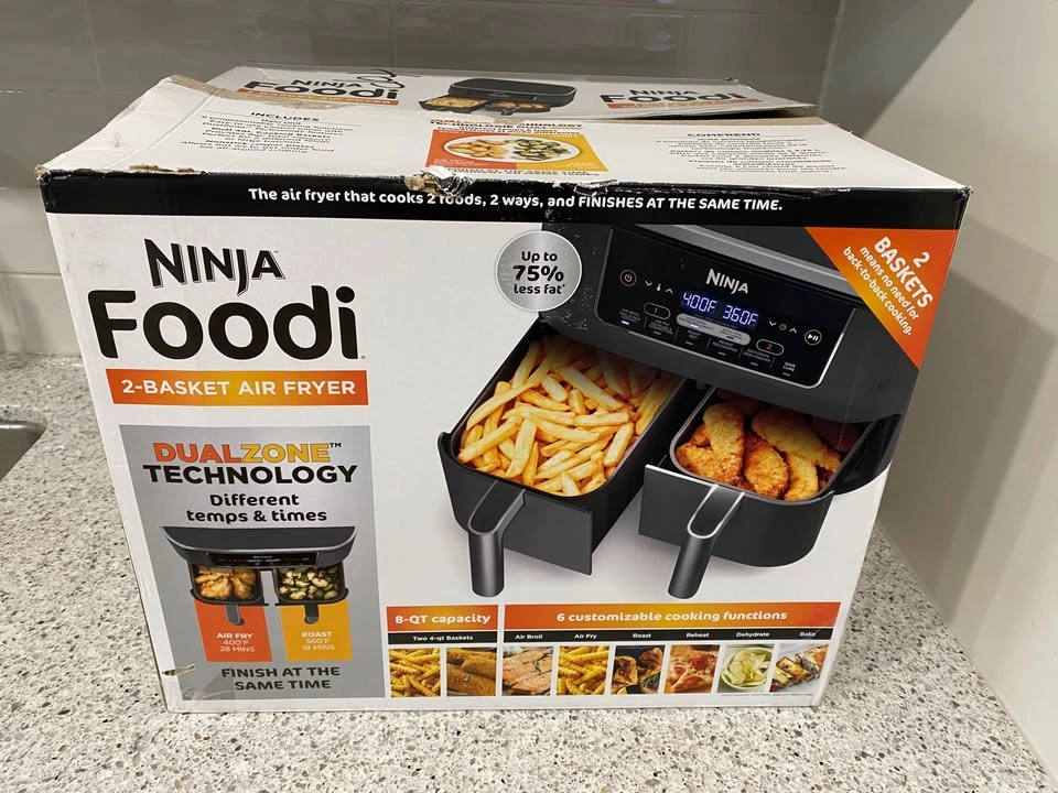Ninja Foodi 8-qt. Double Air Fryer with DualZone Technology - photo 3