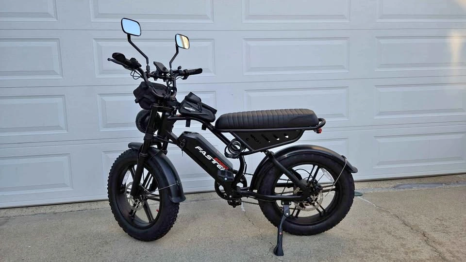 New Fat Tire Ebike 60 Mile Range | Moped Style, Free Extras