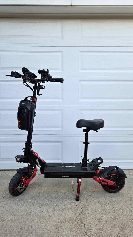 New Electric Scooter 31mph 60 Mile Range | Seat + Extras