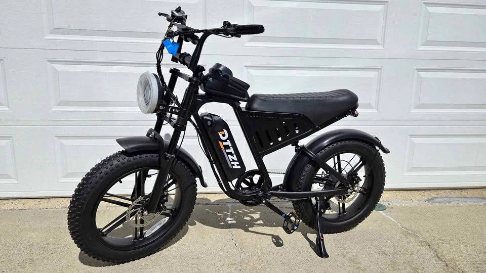 DTTZH Fat Tire Ebike — Cafe Racer Style