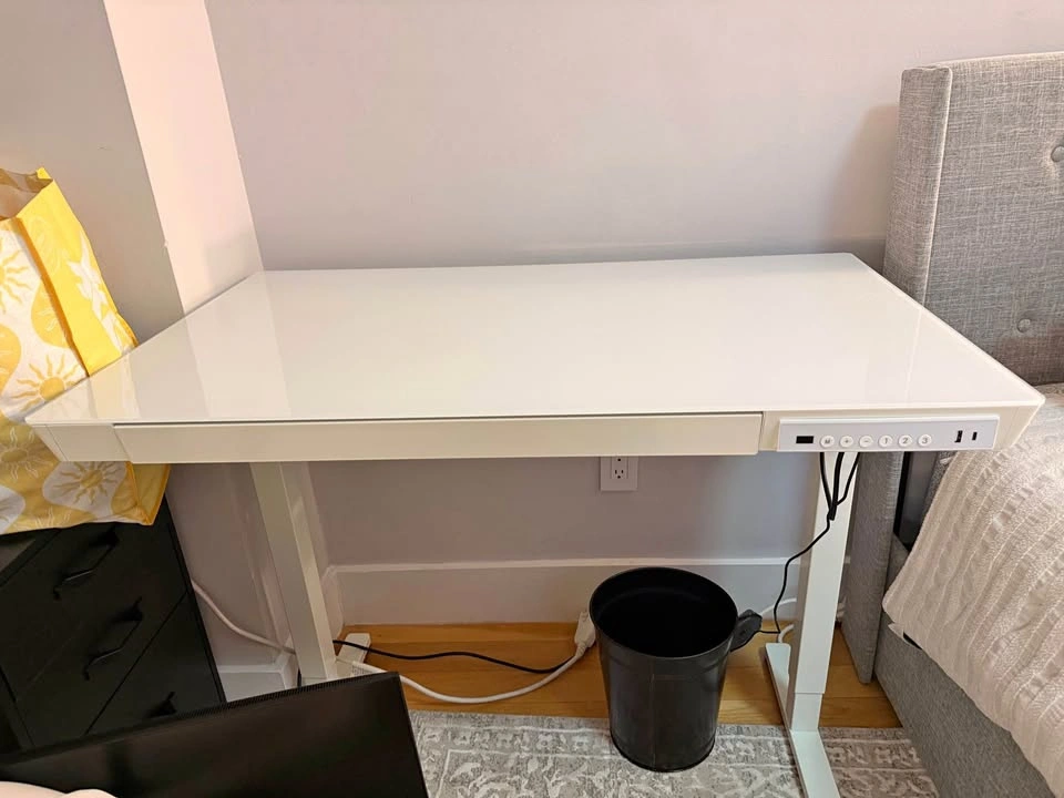 Glass Standing Desk