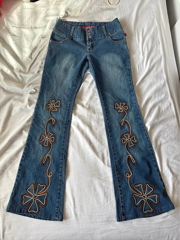 Y2K HotKiss Lowrise Flare Jeans