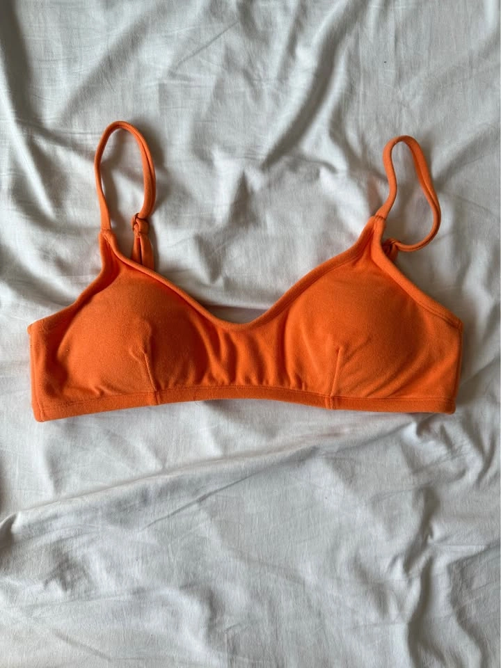 Orange Velvet Bikini Set - photo 3