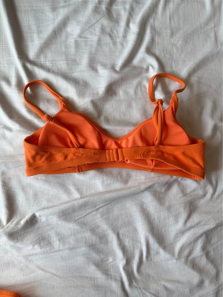 Orange Velvet Bikini Set - photo 4