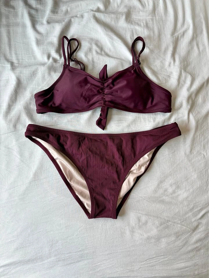 Burgundy Bikini Set