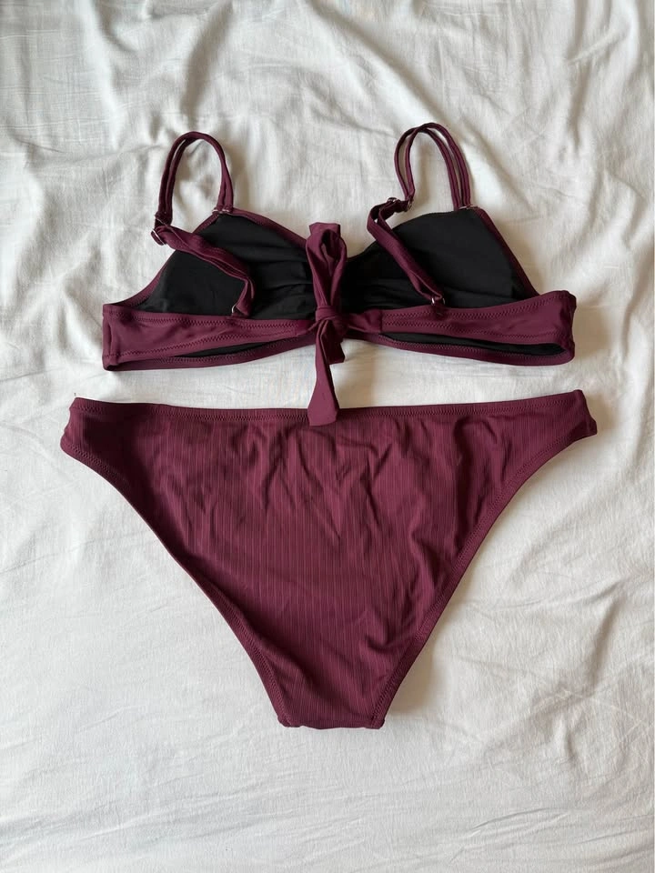 Burgundy Bikini Set - photo 2