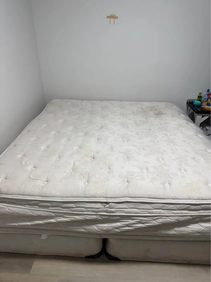King Size Bed Set and Leather Reclining Sleeper Sectional - photo 2