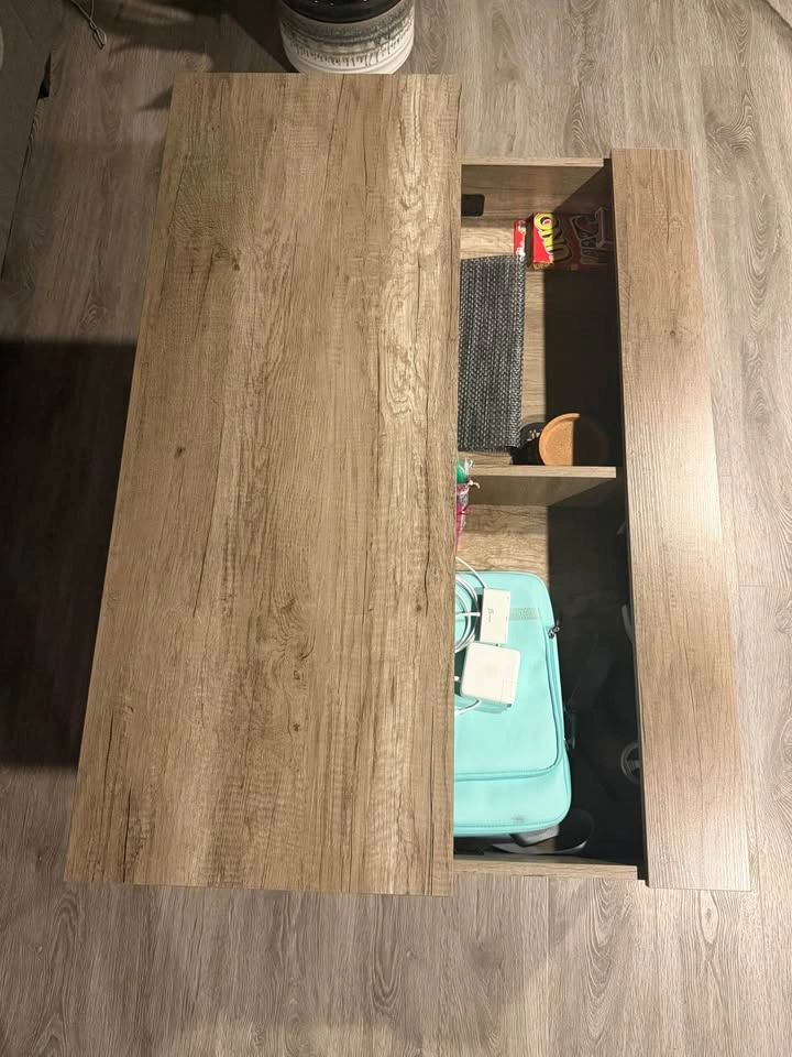 Grey Lift-Top Coffee Table - photo 3