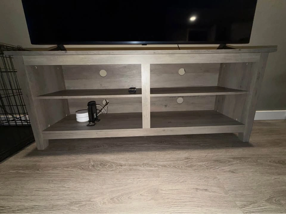 Grey TV Stand (holds up to 65” TV) - photo 2
