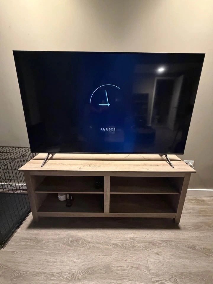 Grey TV Stand (holds up to 65” TV) - photo 4