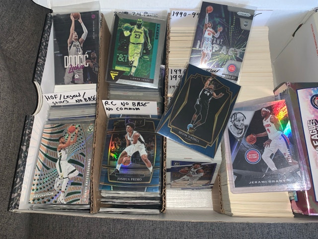 My Brothers NBA Basketball Card Collection!