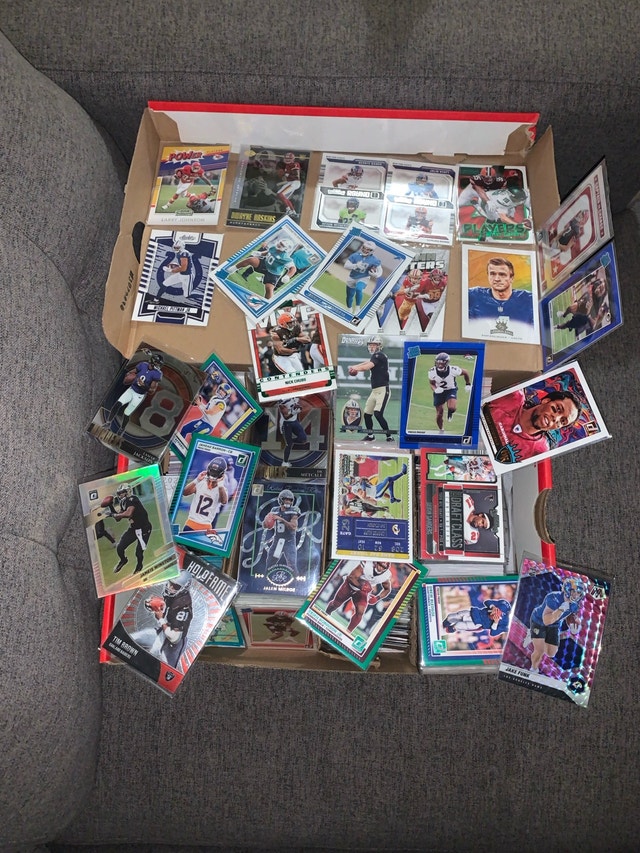 My Brothers NFL Football card collection