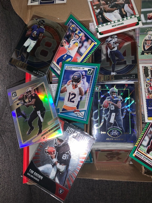 My Brothers NFL Football card collection - photo 2