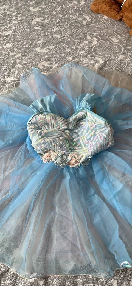 Youth blue Ballet Costume