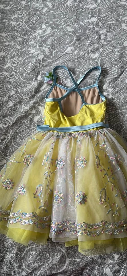 Yellow dance costume - photo 2