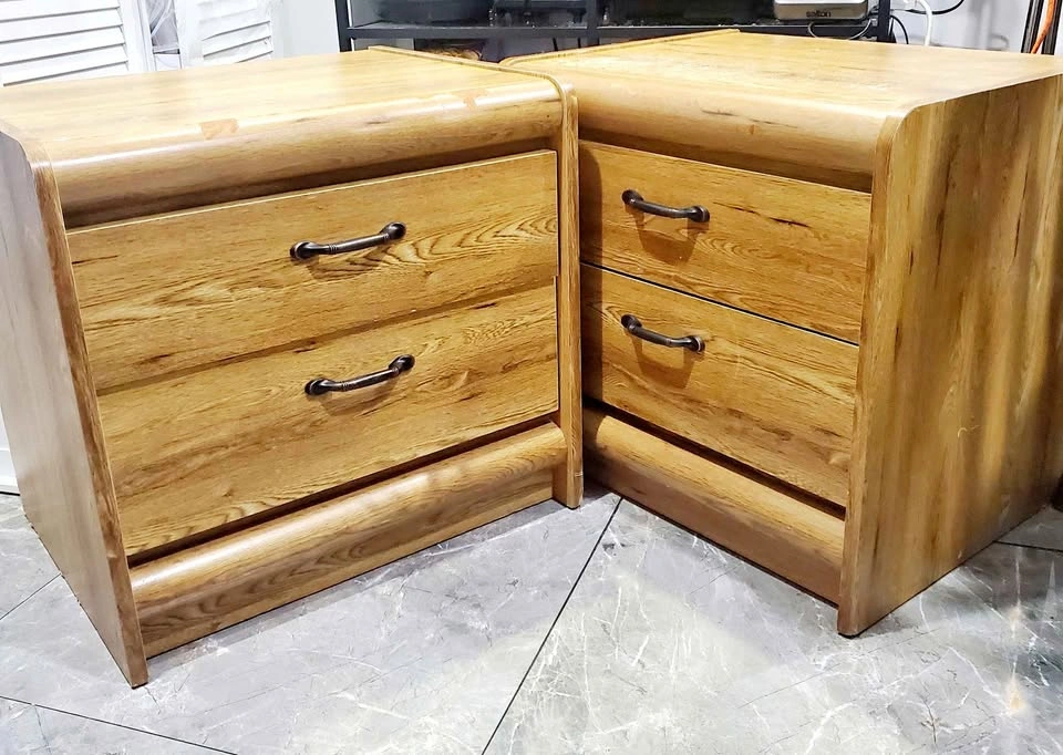 Nightstands set Drawer Dresser Storage
