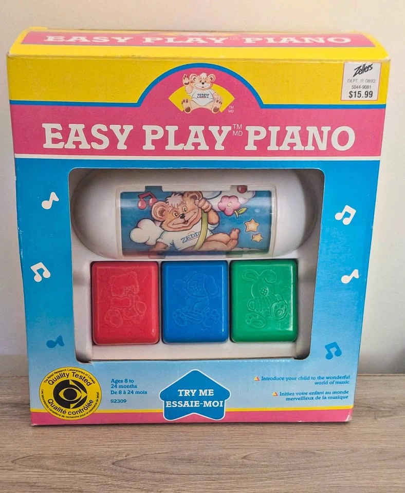 Vintage Zellers 1989 Easy Play Piano
