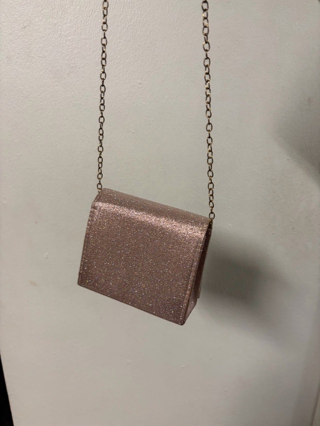 Monsoon Pink Glitter Crossbody Bag