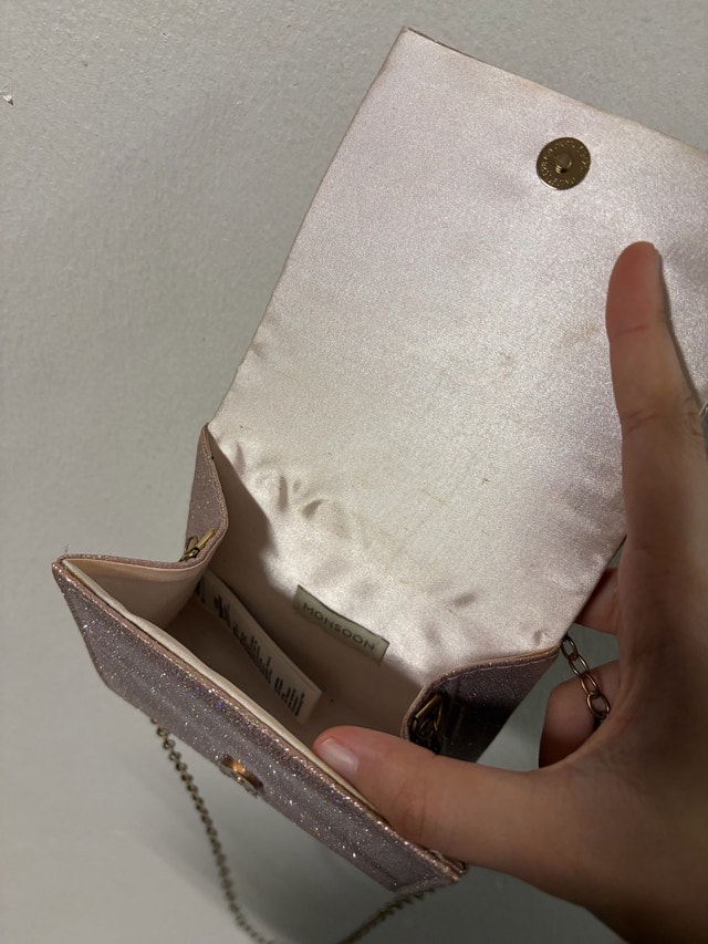 Monsoon Pink Glitter Crossbody Bag - photo 3